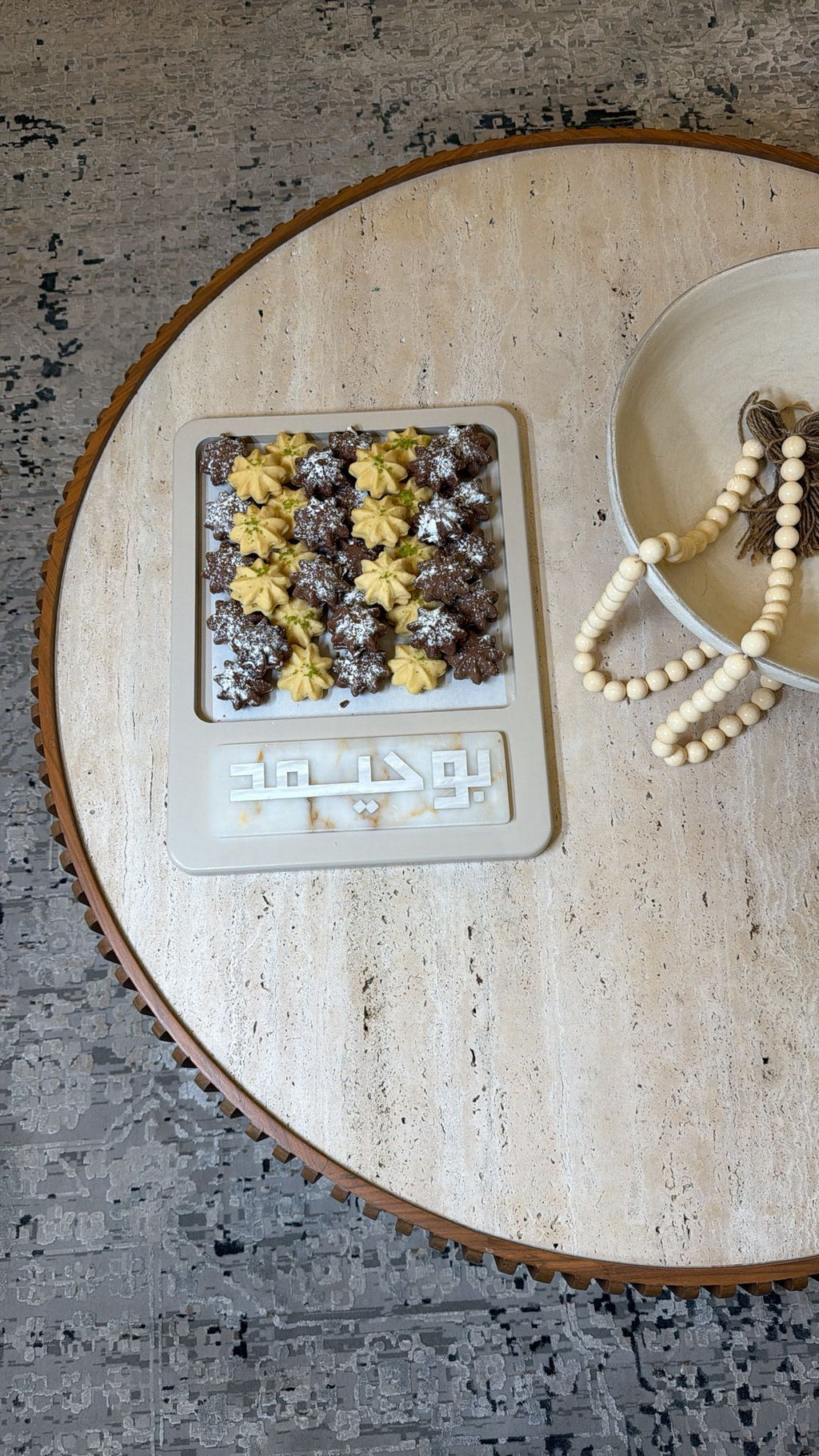 Marble tray
