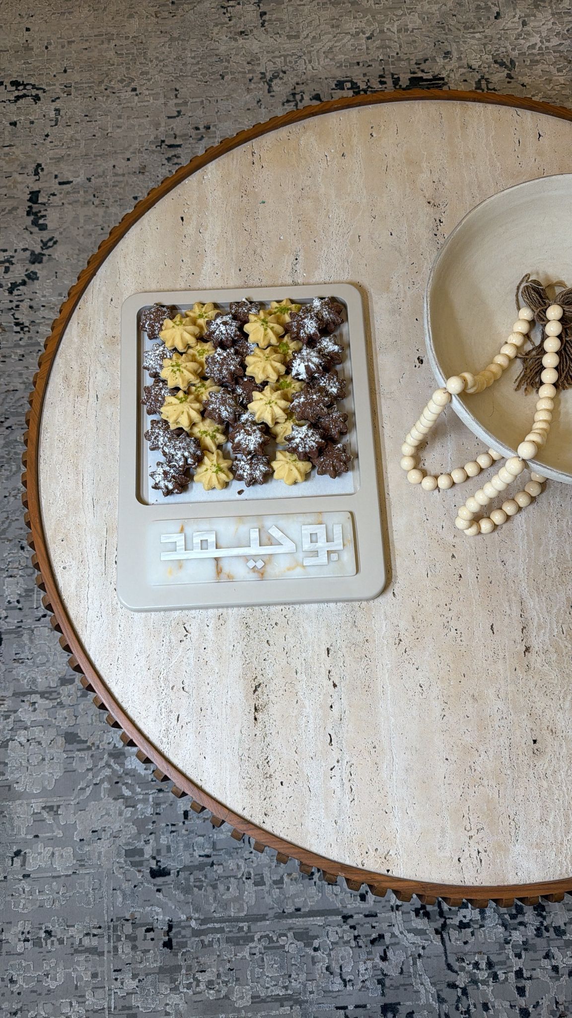 Marble tray
