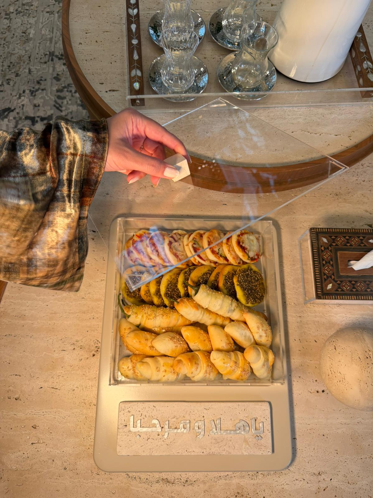 Marble tray