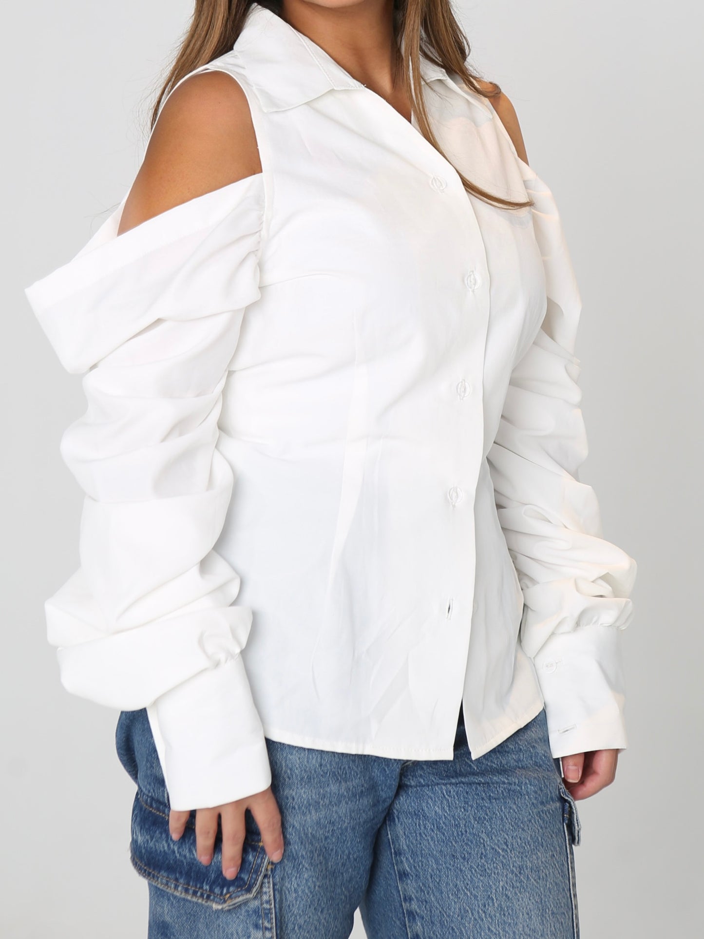 Puff sleeves shirt