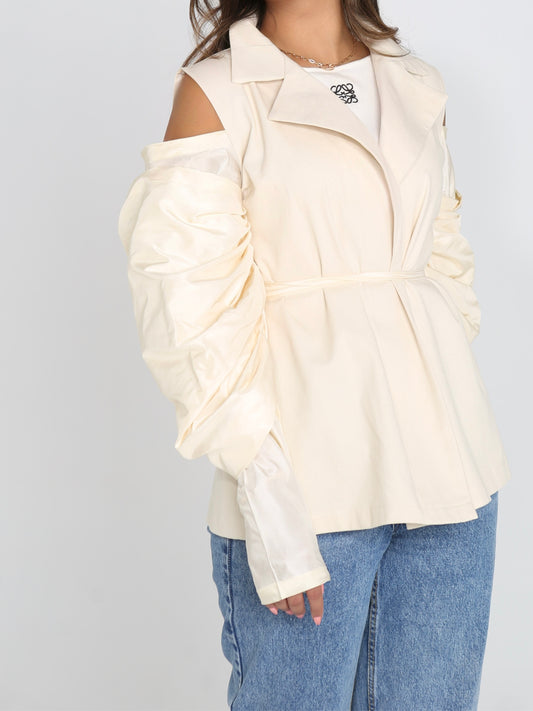 Puff sleeves blazer